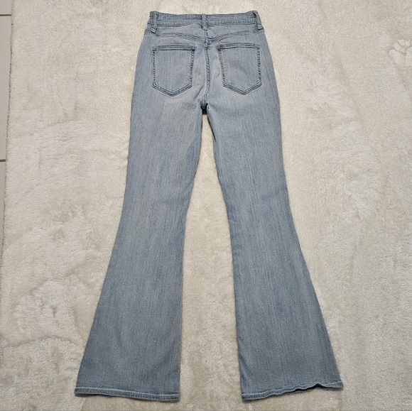 Elizabeth and James High Waisted Flare Jeans Size 26 70s Denim Bohemian Retro - Picture 13 of 16